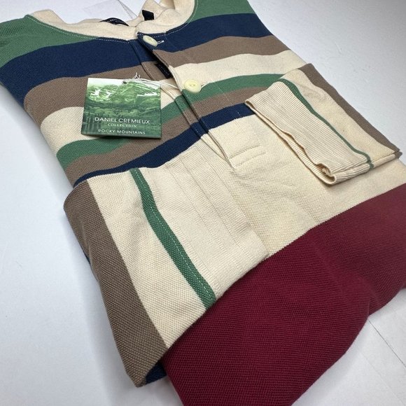 DANIEL CREMIEUX - Men's long sleeve polo.‎ NWT. Size small. - Picture 4 of 10